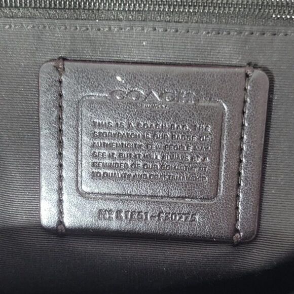 COACH F30275 Billie Signature Jacquard Backpack Exc Cond - Picture 8 of 11